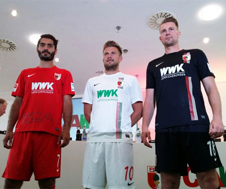 Camisas do Augsburg 2015-2016 Nike capa