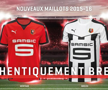 Camisas do Rennes 2015-2016 Puma capa