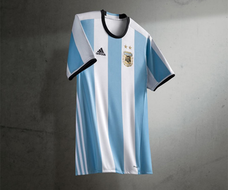 Camisas da Argentina 2016-2017 Adidas Copa América Centenario capa