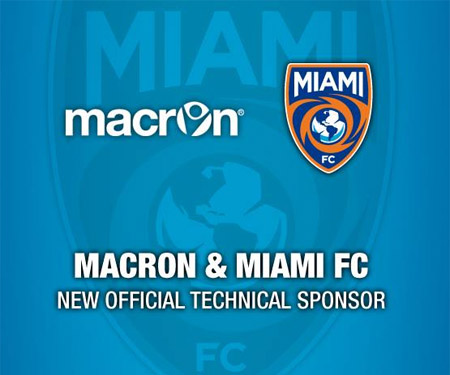 Miami FC anuncia acordo com a Macron c Miami FC anuncia acordo com a Macron c