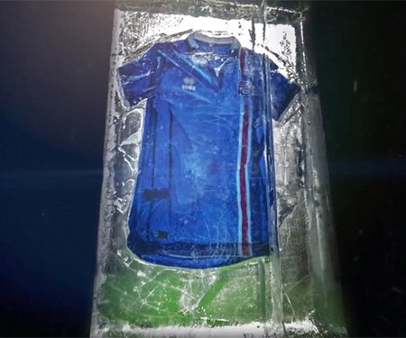 Camisas da Islândia 2016 Erreà Eurocopa capa