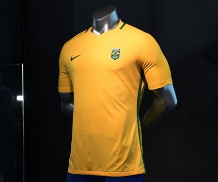Camisa da Seleção Brasileira para os Jogos Olímpicos RIO 2016 Nike capa