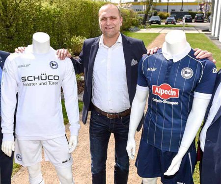 Camisas do Arminia Bielefeld 2016-2017 Saller