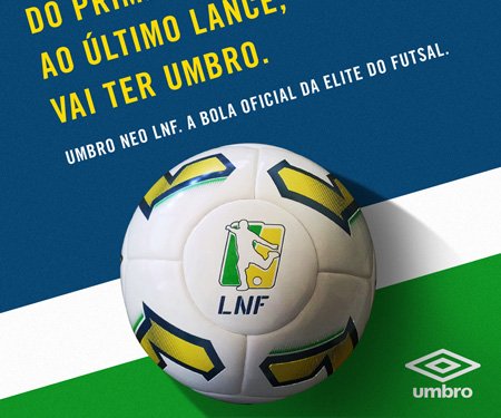 Umbro é a nova patrocinadora da Liga Nacional de Futsal capa