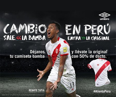 Umbro lança iniciativa anti-pirataria no Peru capa