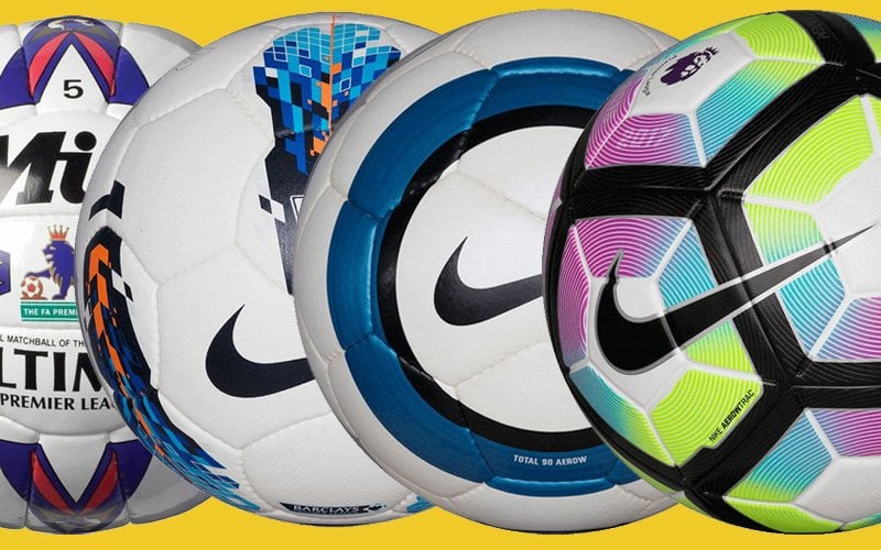 Bolas da história da Premier League