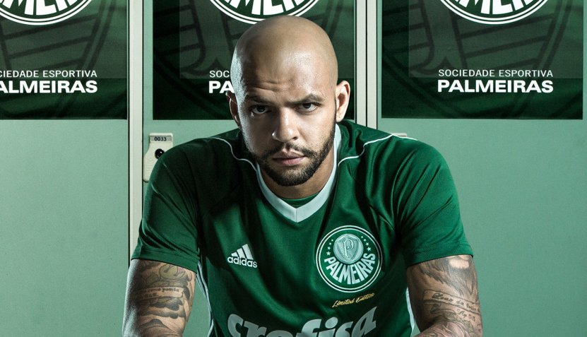 Camisa Obsessão Palmeiras 2017 Adidas Felipe Melo