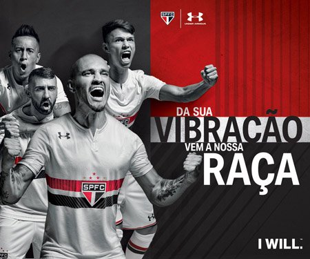 Camisa do São Paulo 2017-2018 Under Armour Titular capa