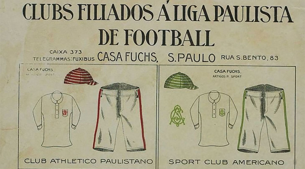 Uniformes dos clubes do Campeonato Paulista em 1912