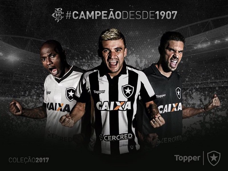 Camisas do Botafogo 2017-2018 Topper