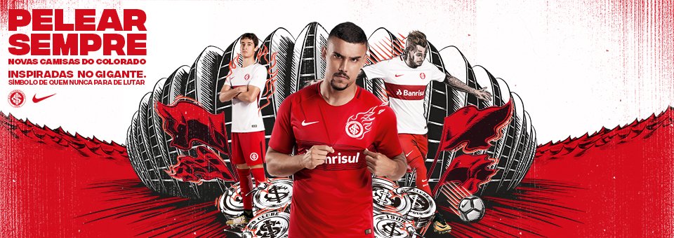 Camisas do Internacional 2017-2018 Nike