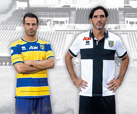 Camisas da Parma 2017-2018 Erreà capa Camisas da Parma Calcio 2017