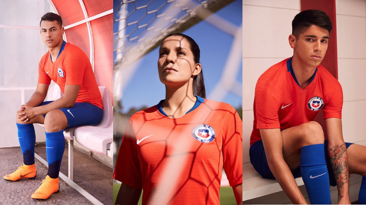 Camisas do Chile 2018-2019 Nike