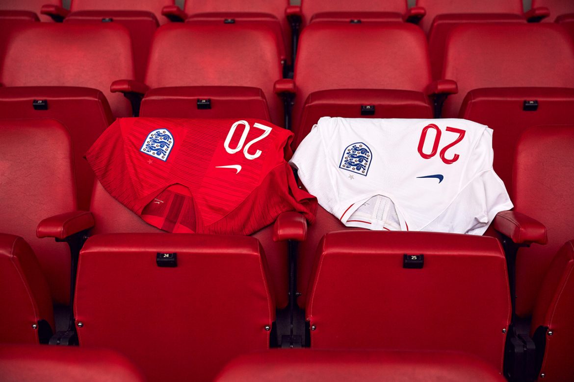Camisas da Inglaterra 2018 Nike | Copa do Mundo
