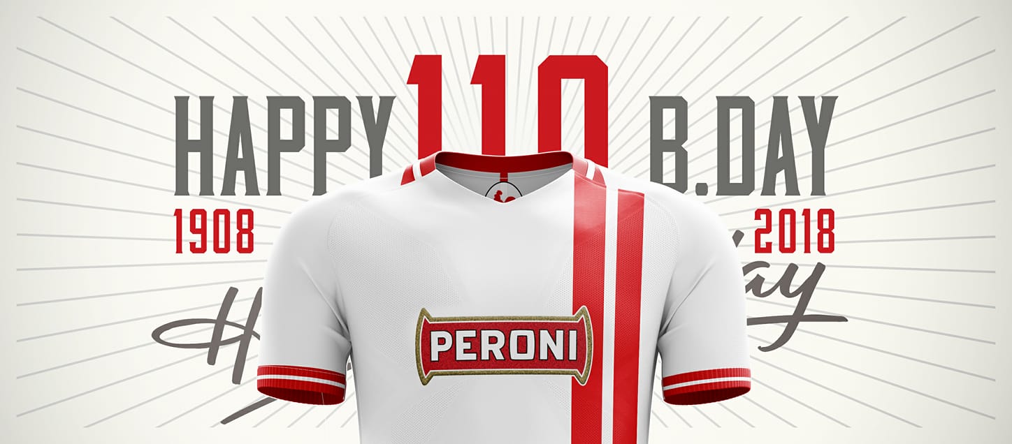 Camisa de 110 anos do Bari 2018 Camisa de 110 anos do Bari 2018