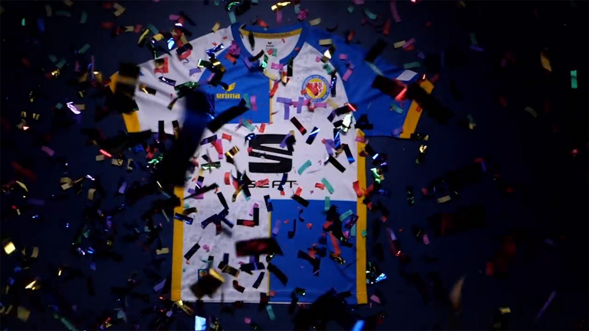 Camisa de carnaval do Eintracht Braunschweig 2018 Erima abre