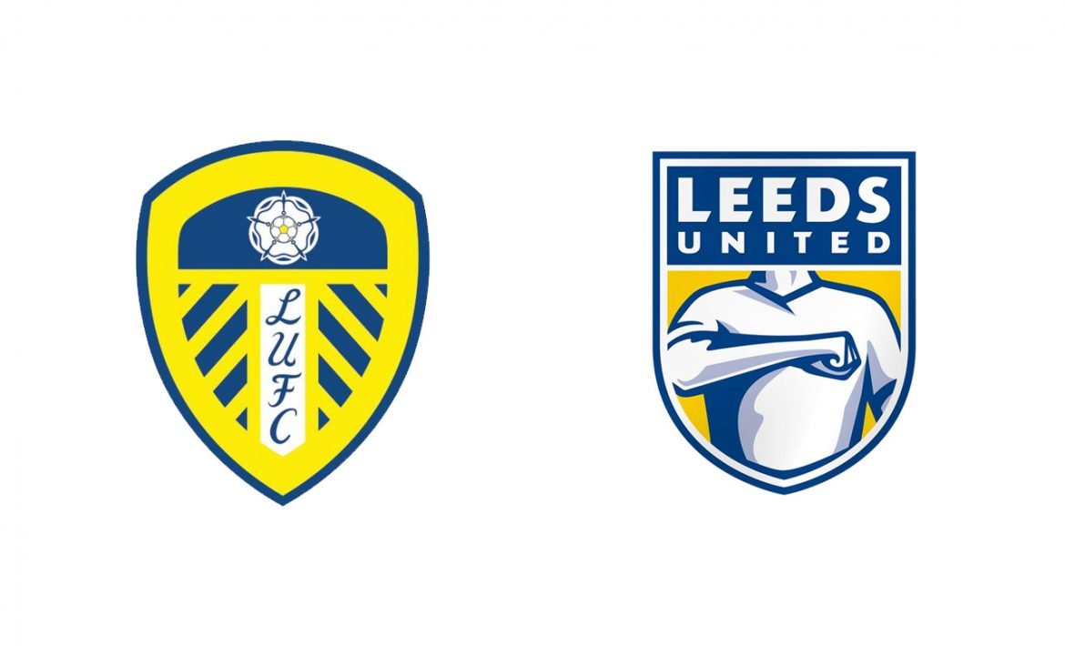 Escudo Leeds United antes e depois