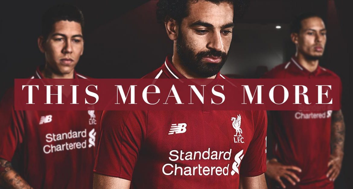 Camisas do Liverpool 2018-2019 New Balance