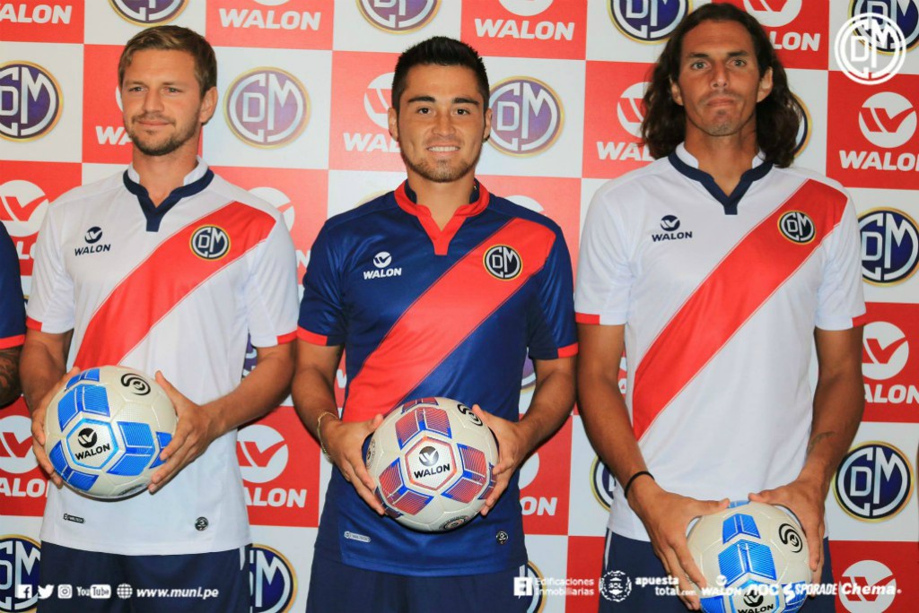 Camisas do Deportivo Municipal 2018 Walon