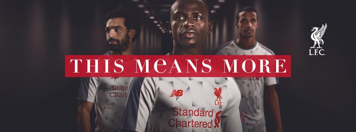 Terceira camisa do Liverpool 2018-2019 New Balance abre