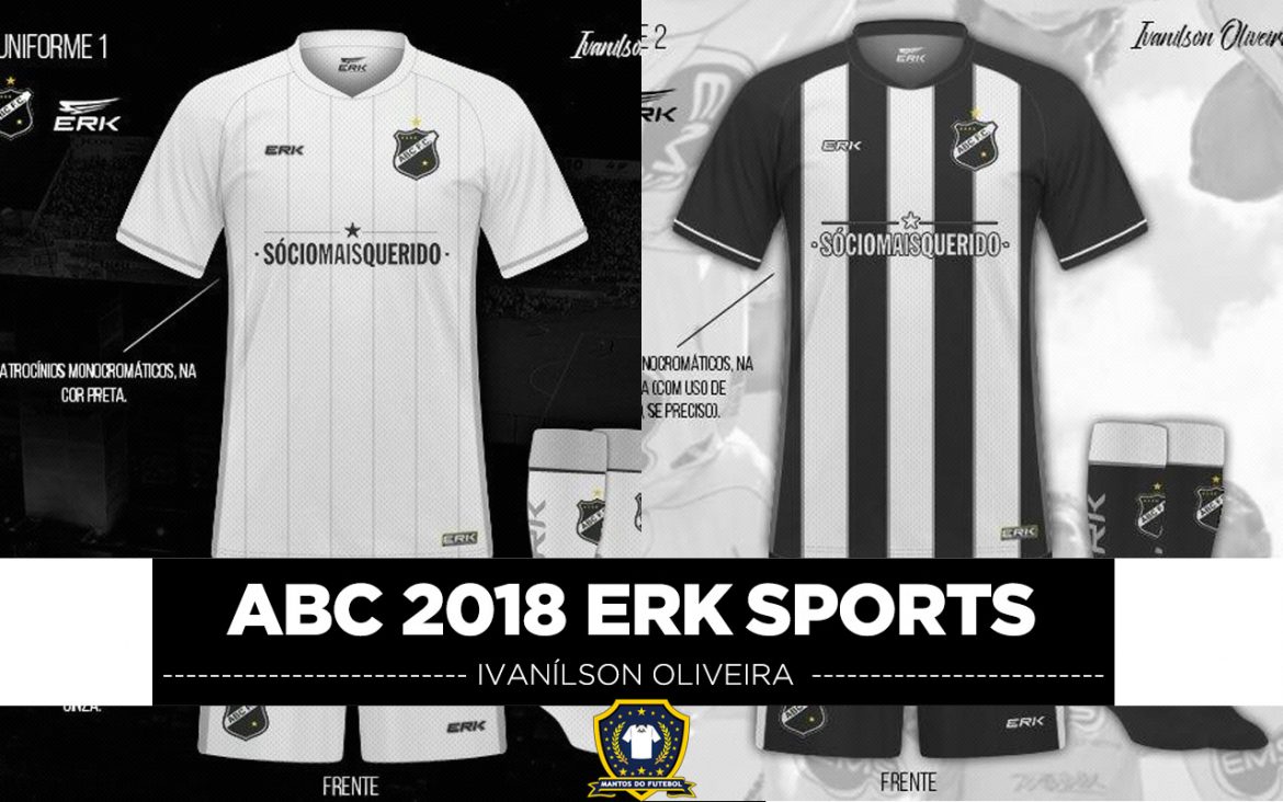 Leitor MDF: Camisas do ABC 2018 ERK Sport (Ivanilson Oliveira)