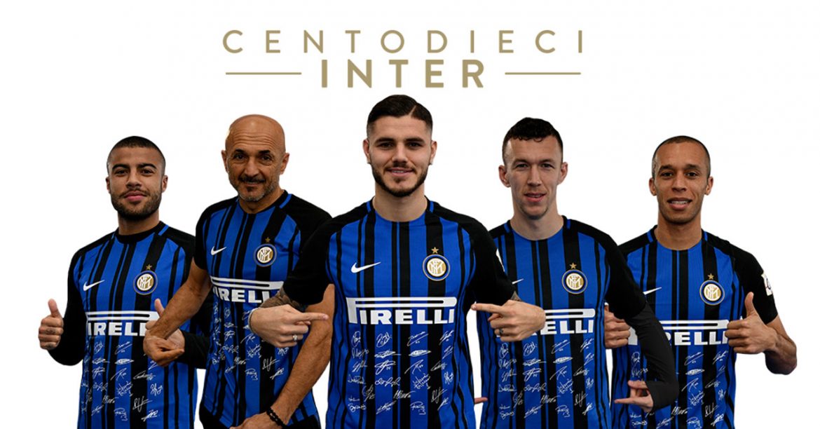 Camisa 110 anos da Inter de Milão 2018 Nike abre