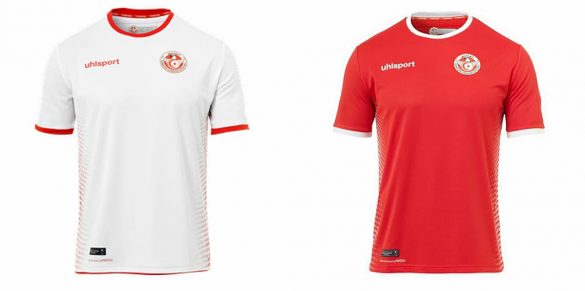 Camisas da Tunisia 2018 Uhlsport Copa do Mundo