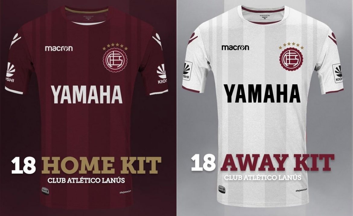 Camisas do Lanus 2018 Macron