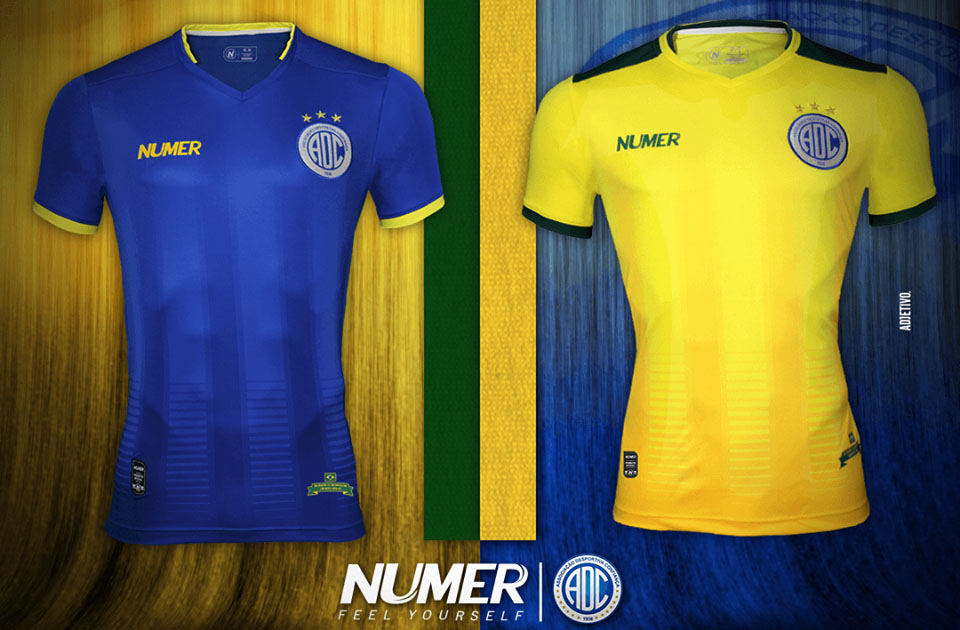 Camisas especiais do Confiança Copa do Mundo 2018 Numer