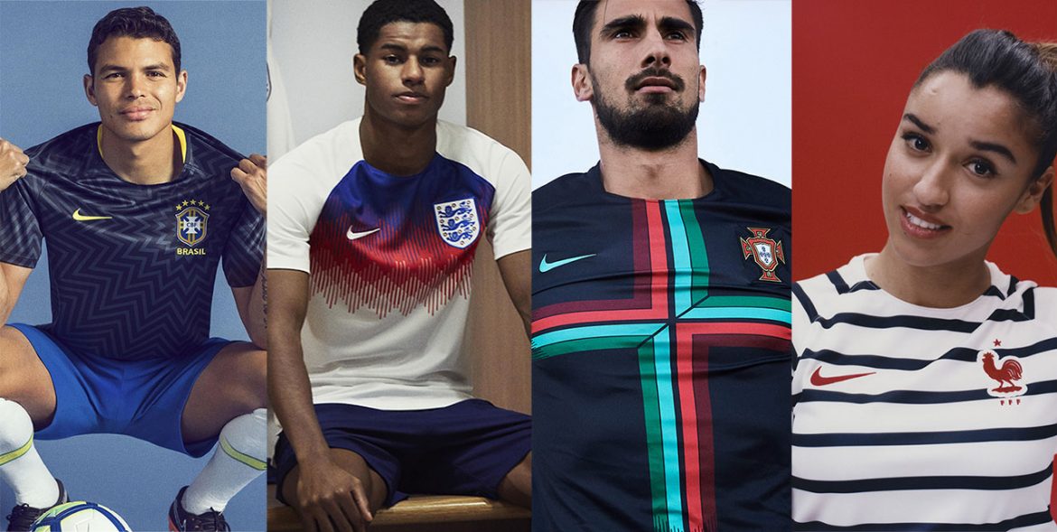 Camisas pré-jogo Nike Copa 2018