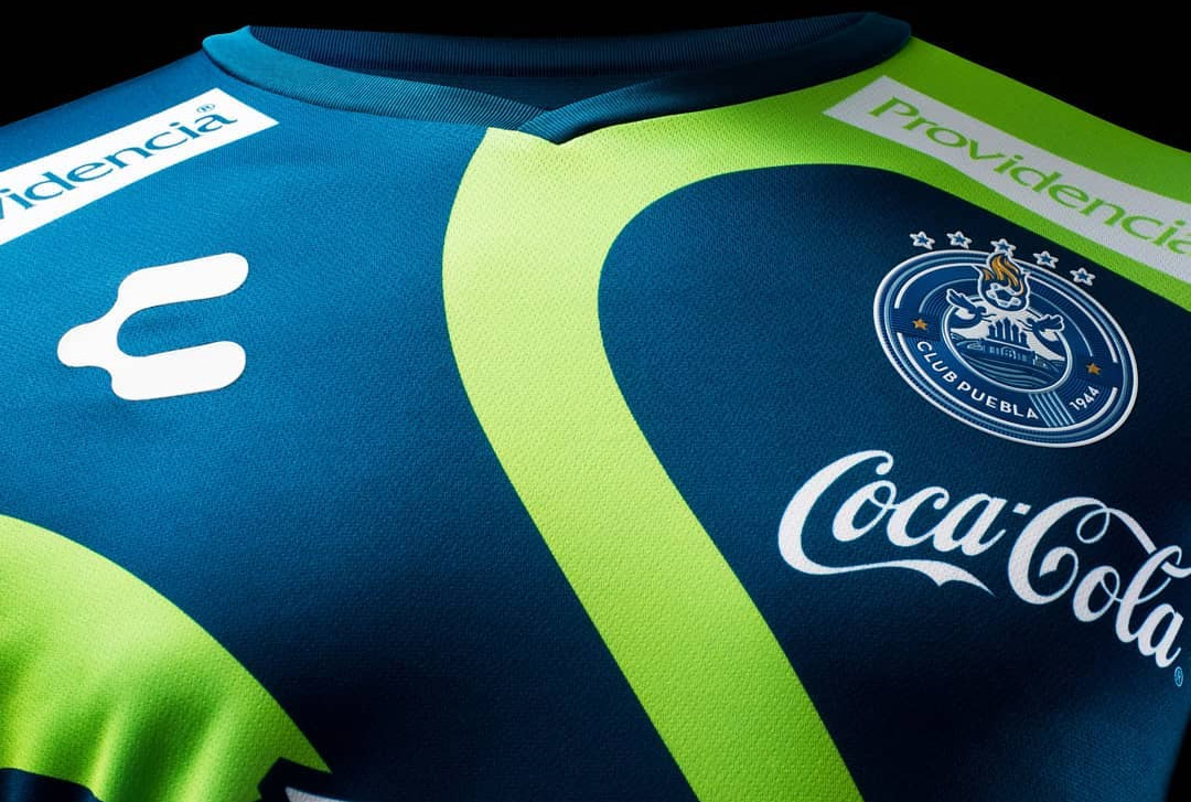 Terceira camisa do Puebla 2018 Charly Futbol