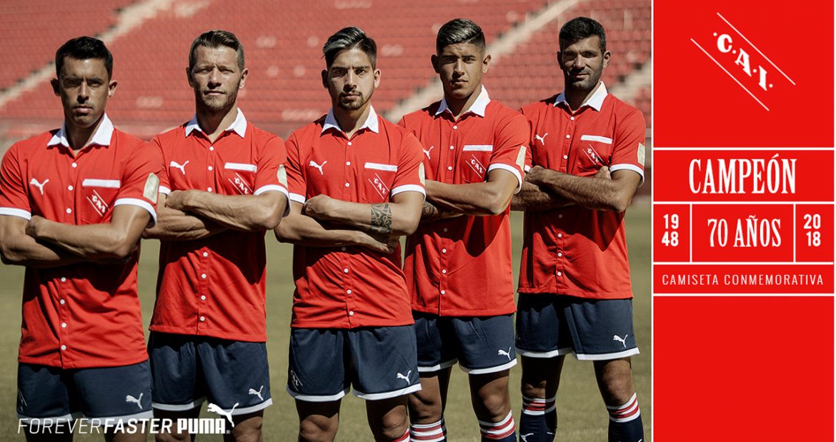 Camisa retrô do Independiente 1948 PUMA