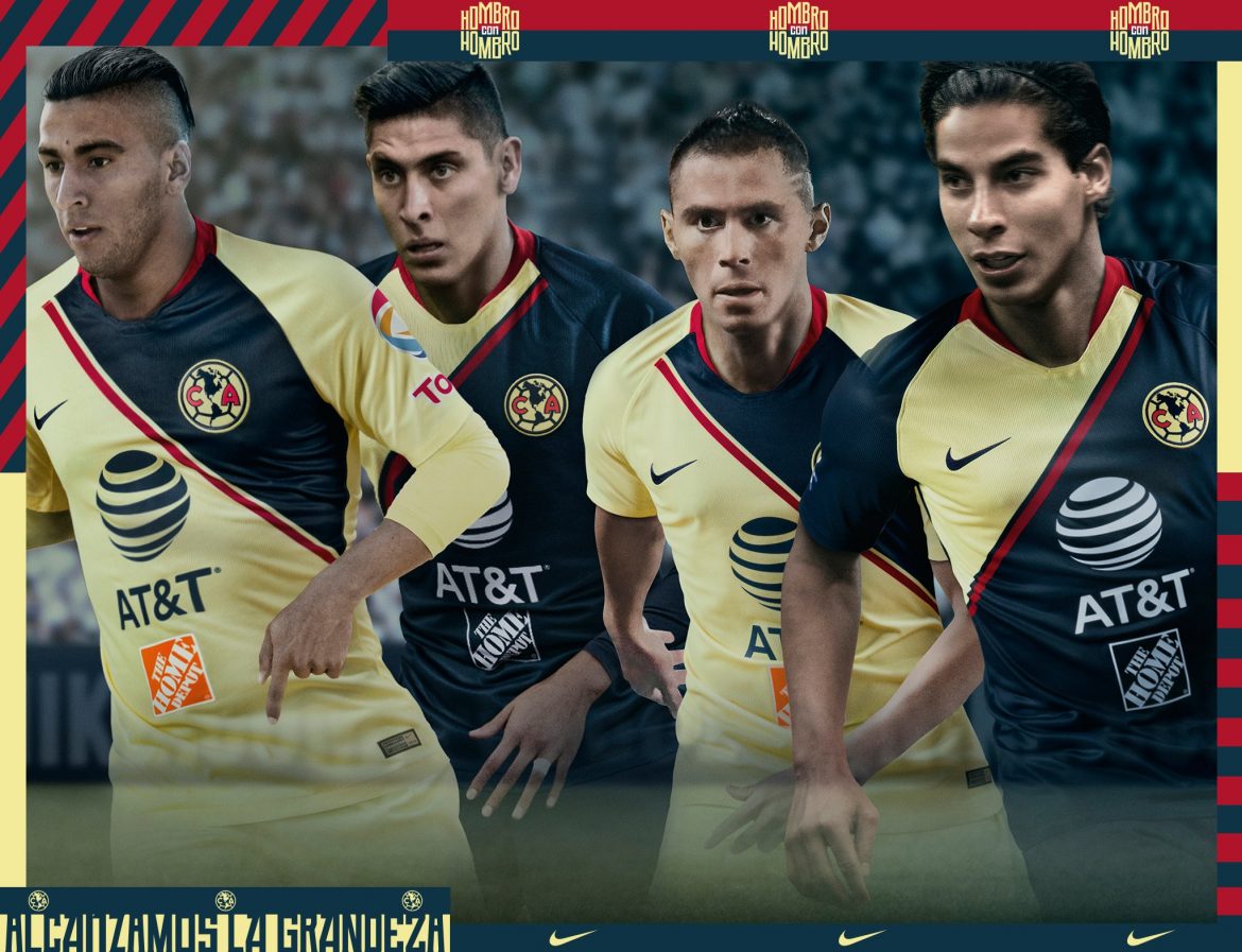 Camisas do Club America 2018-2019 Nike