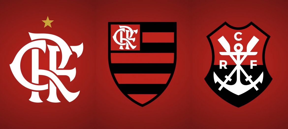 Novos escudos Flamengo