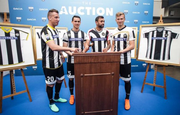 Udinese atua com 11 camisas diferentes contra a Lazio