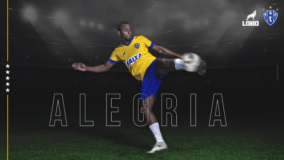 Alegria camisa amarela do Paysandu Seleção Brasileira abre