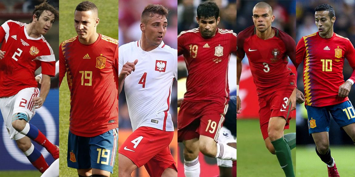 Brasileiros que vestirão outras camisas na Copa do Mundo 2018