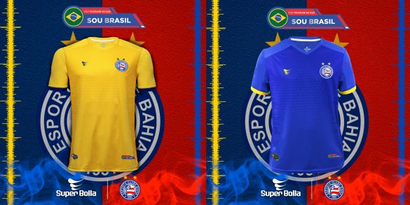 Camisas comemorativas do Bahia para a Copa 2018 Super Bolla