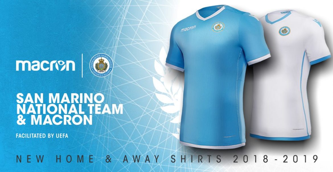 Camisas de San Marino 2018-2019 Macron