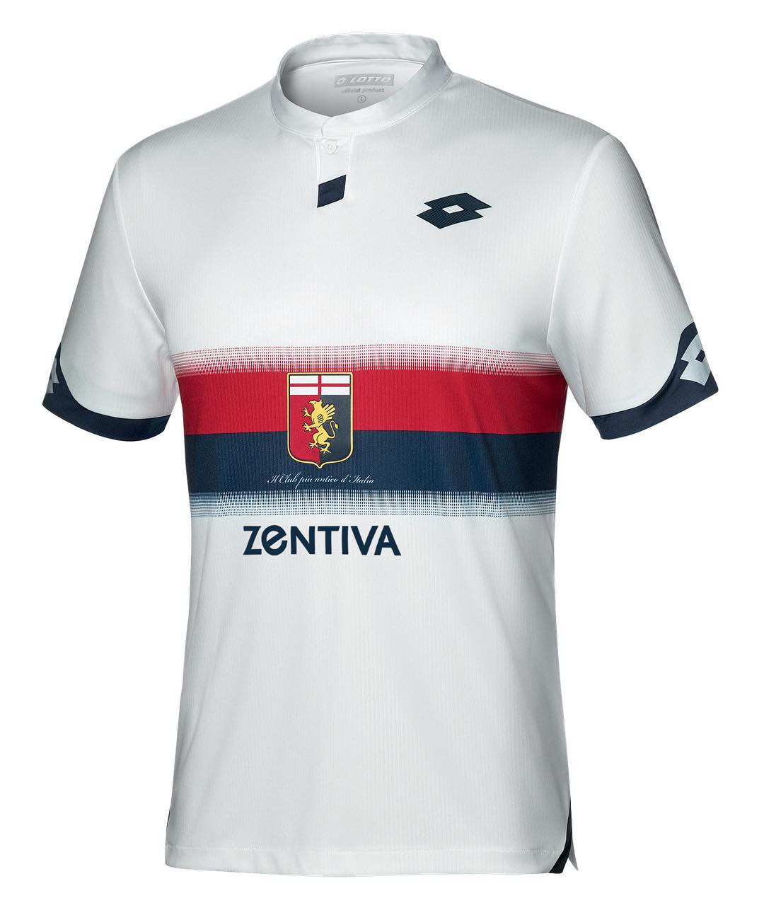 Maillot Football Lotto Genoa 2018/2019 - Taille S - Manches Courtes - Occasion