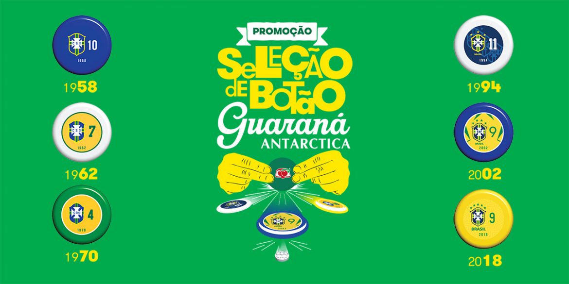 Guaraná Antarctica lança Seleções campeãs com futebol de botão