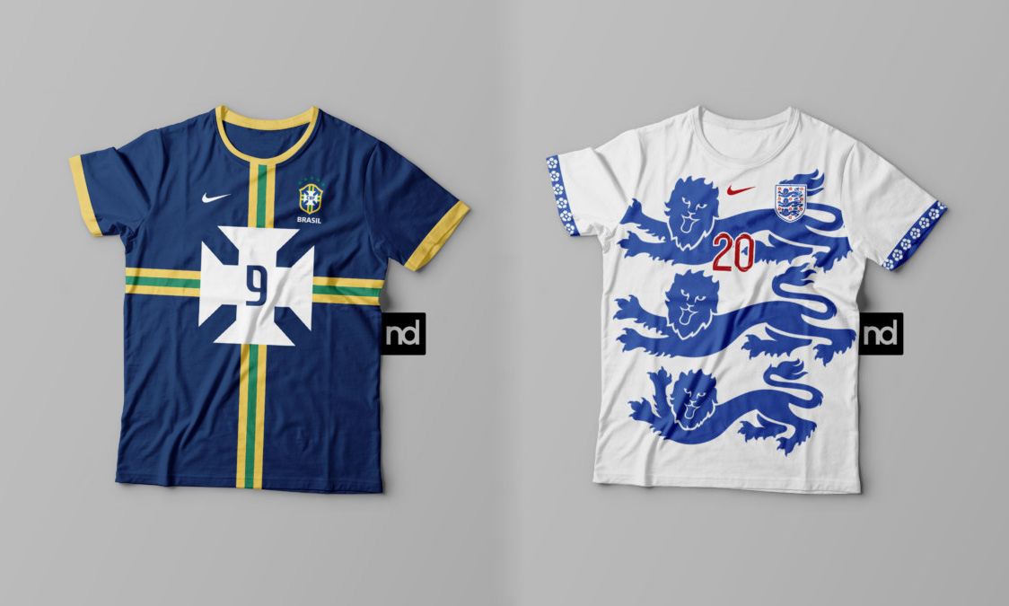 Nato Doldan camisas escudos de seleções