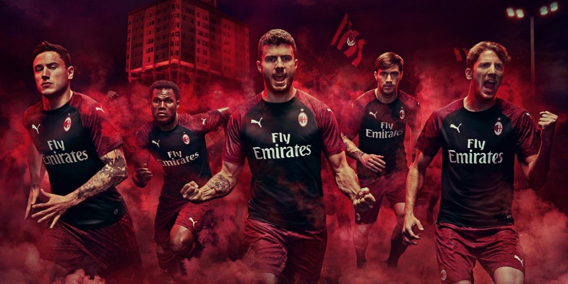 terceira camisa do Milan 2018-2019 PUMA