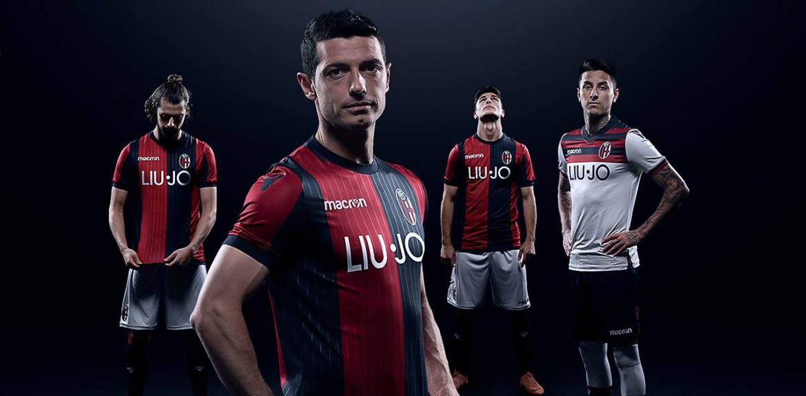 Camisas do Bologna 2018-2019 Macron abre