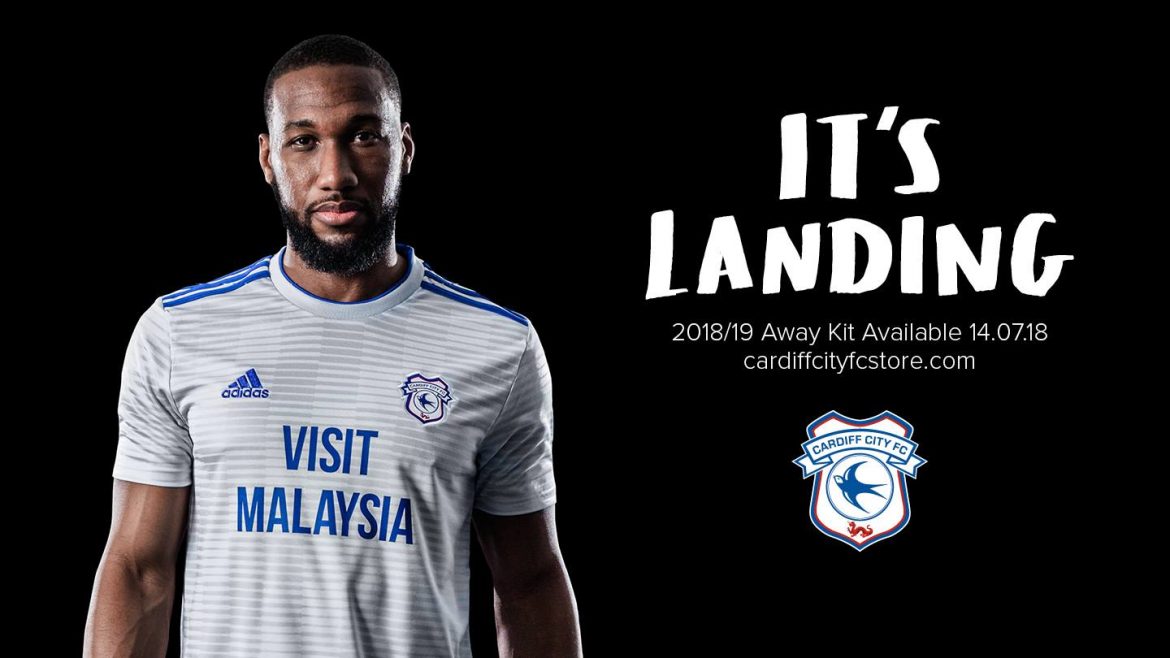 Camisas do Cardiff City 2018-2019 Adidas Reserva