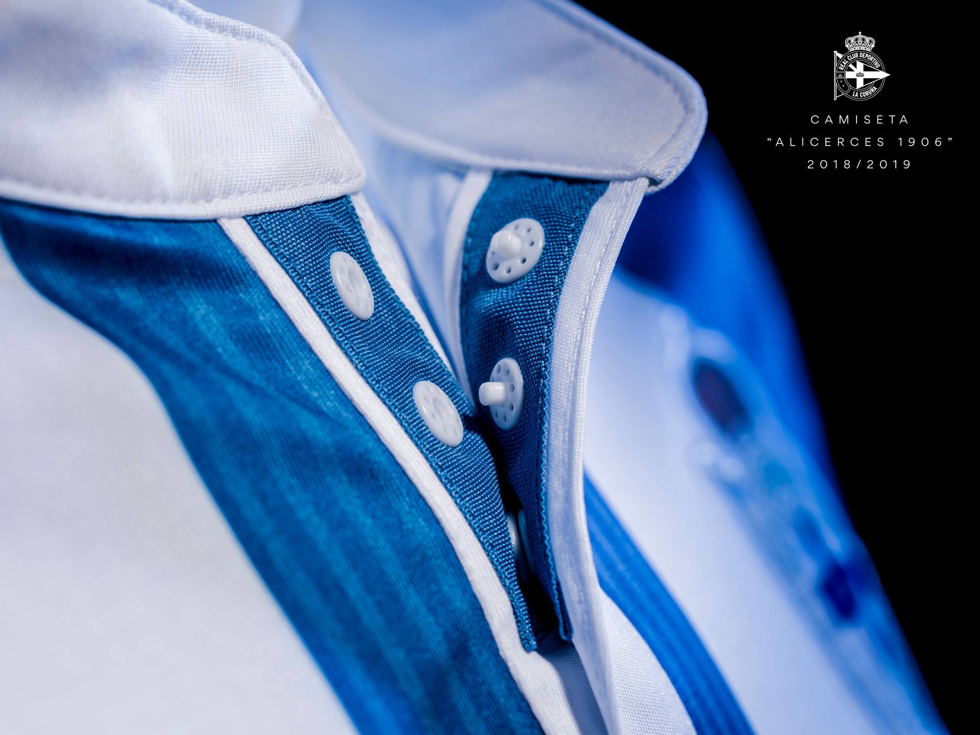 Novas camisas do Deportivo La Coruña 20182019 Macron Mantos do Futebol