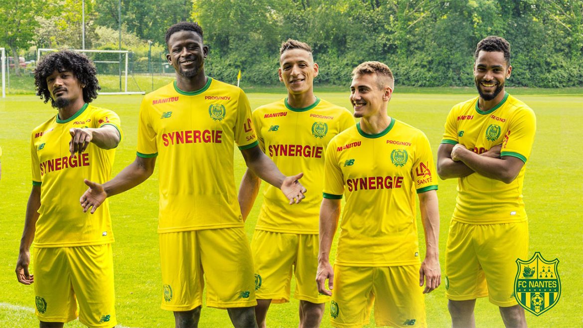 Camisas do FC Nantes 2018-2019 New Balance Titular abre