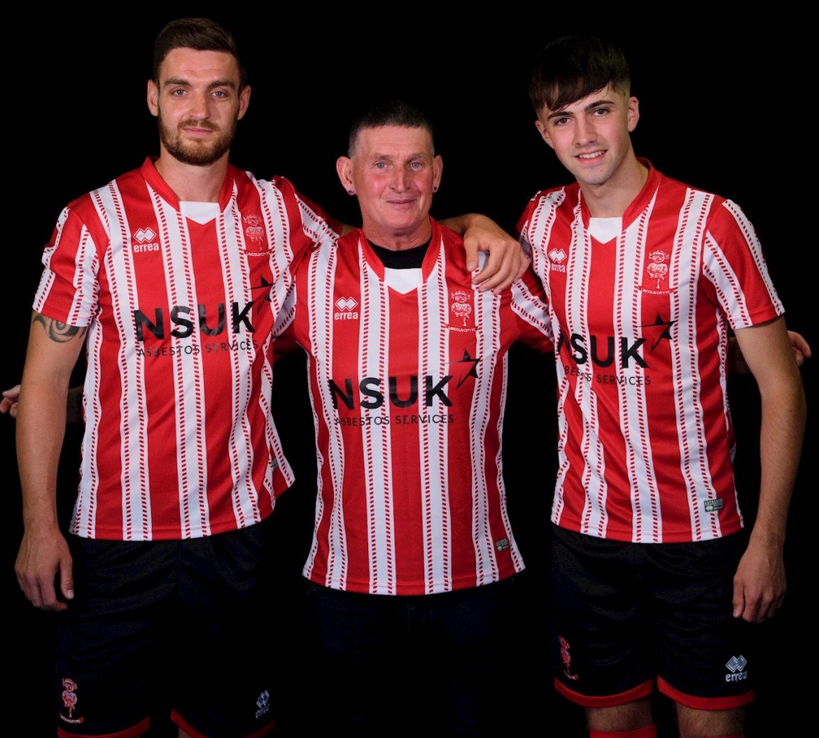 Camisas do Lincoln City FC 2018-2019 Erreà