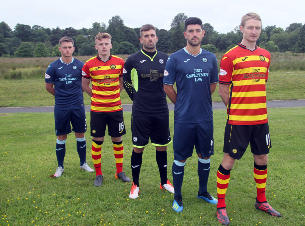 Camisas do Partick Thistle 2018-2019 Joma