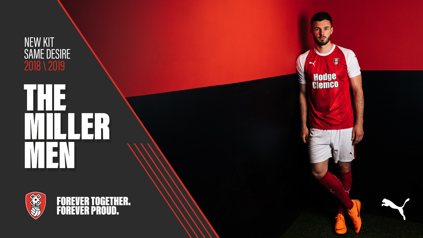 Novas camisas do Rotherham United 20182019 PUMA Mantos do Futebol